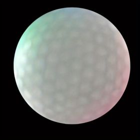 Waterproof Glow In Dark Golf Balls; Luminous Golf Balls; Creative Gift For Men Women Golf Lovers (Color: White/1Pack)