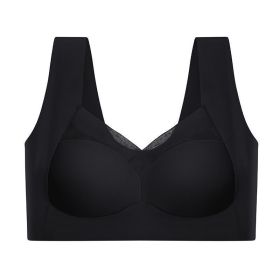 Posture Correcting Bra for Seniors, Anti Sagging Bras (Color: Black, size: XL)