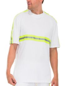 REFLECTIVE T-SHIRT (Color: white lime, size: XL)