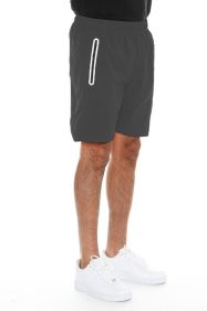 Weiv Active Sports Performance Running Short (Color: Black, size: L)