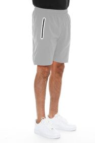 Weiv Active Sports Performance Running Short (Color: grey, size: 2XL)