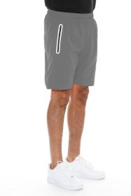 Weiv Active Sports Performance Running Short (Color: Dark Grey, size: M)