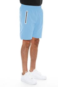 Weiv Active Sports Performance Running Short (Color: LIGHT BLUE, size: L)